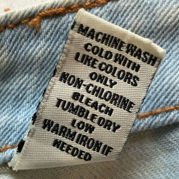 Refuge Cut off shorts faded light blue Size 4 - Picture 5 of 6